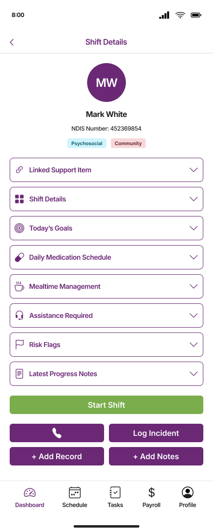 My Care CRM Employee App